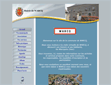 Tablet Screenshot of mairie-warcq.com